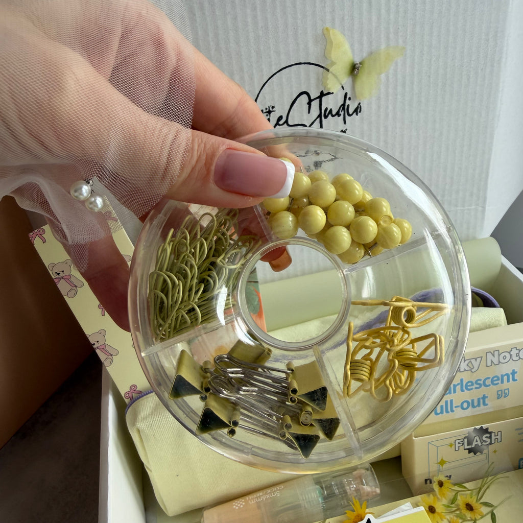 LEMON MACARON DREAM | STATIONERY BUNDLE | DESK ESSENTIALS