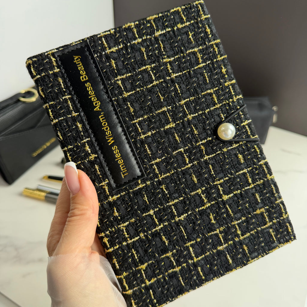 COCO ELEGANCE NOIR | BLACK PEARL STATIONERY & ACCESSORIES BUNDLE