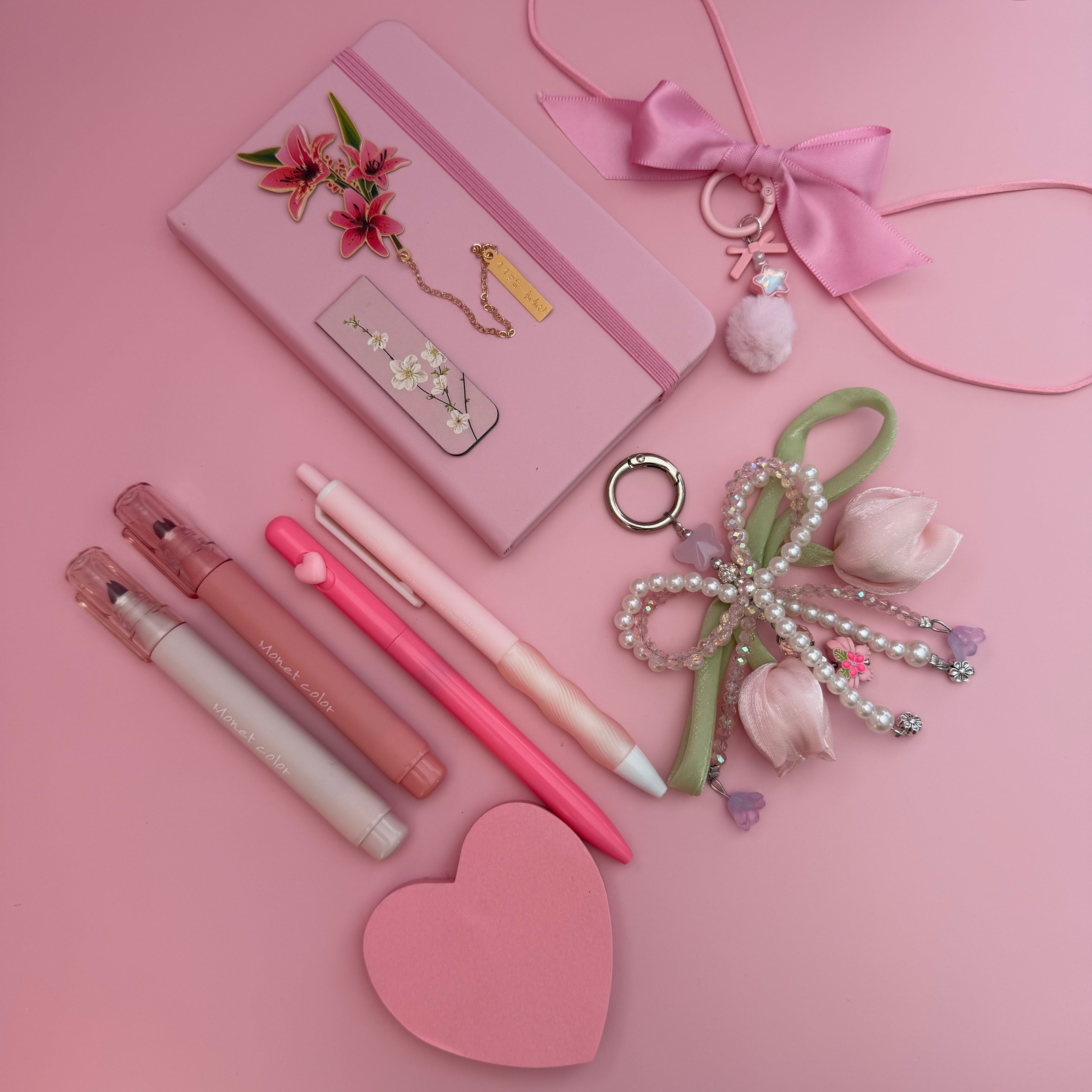 A LITTLE THANK YOU GIFT BUNDLE | BLUSH BLOOM STATIONERY & CHARM BOX