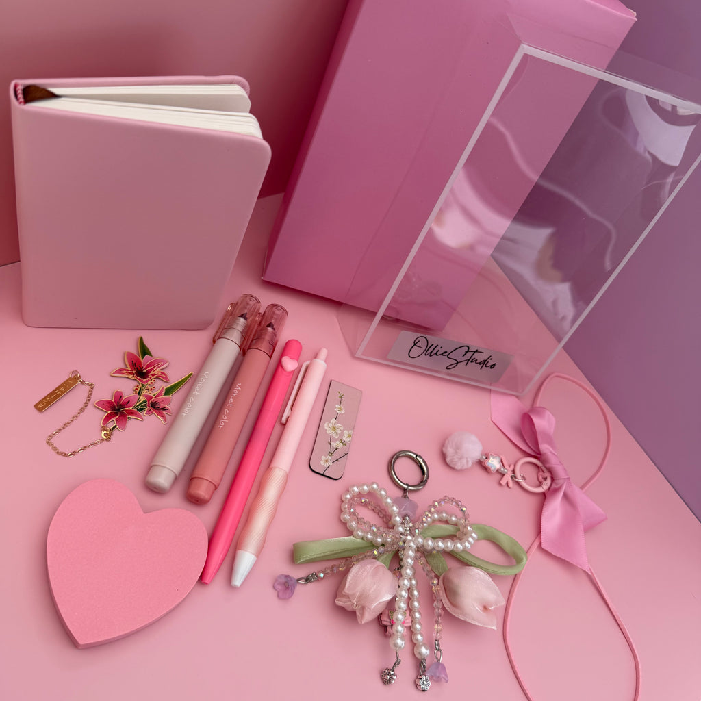 A LITTLE THANK YOU GIFT BUNDLE | BLUSH BLOOM STATIONERY & CHARM BOX