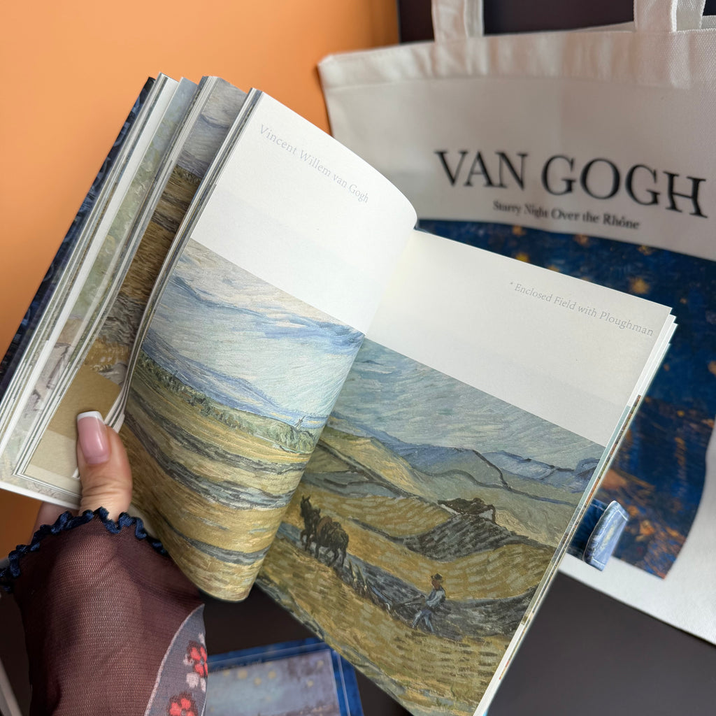 VAN GOGH STARRY NIGHT | ART STATIONERY & TOTE BUNDLE | INSPIRED GIFT SET