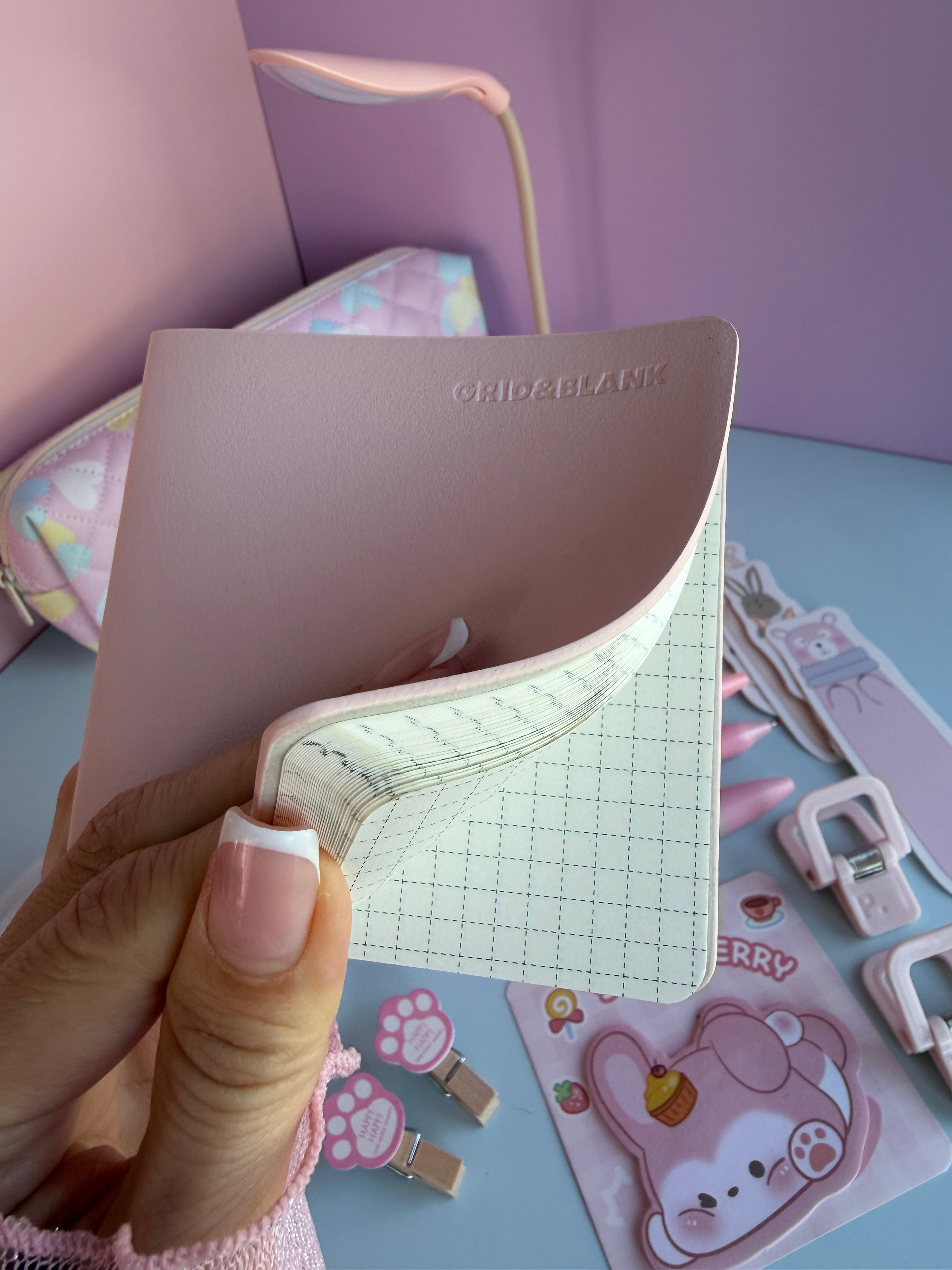 KAWAII KITTY & FRIENDS | PINK KID STATIONERY BUNDLE