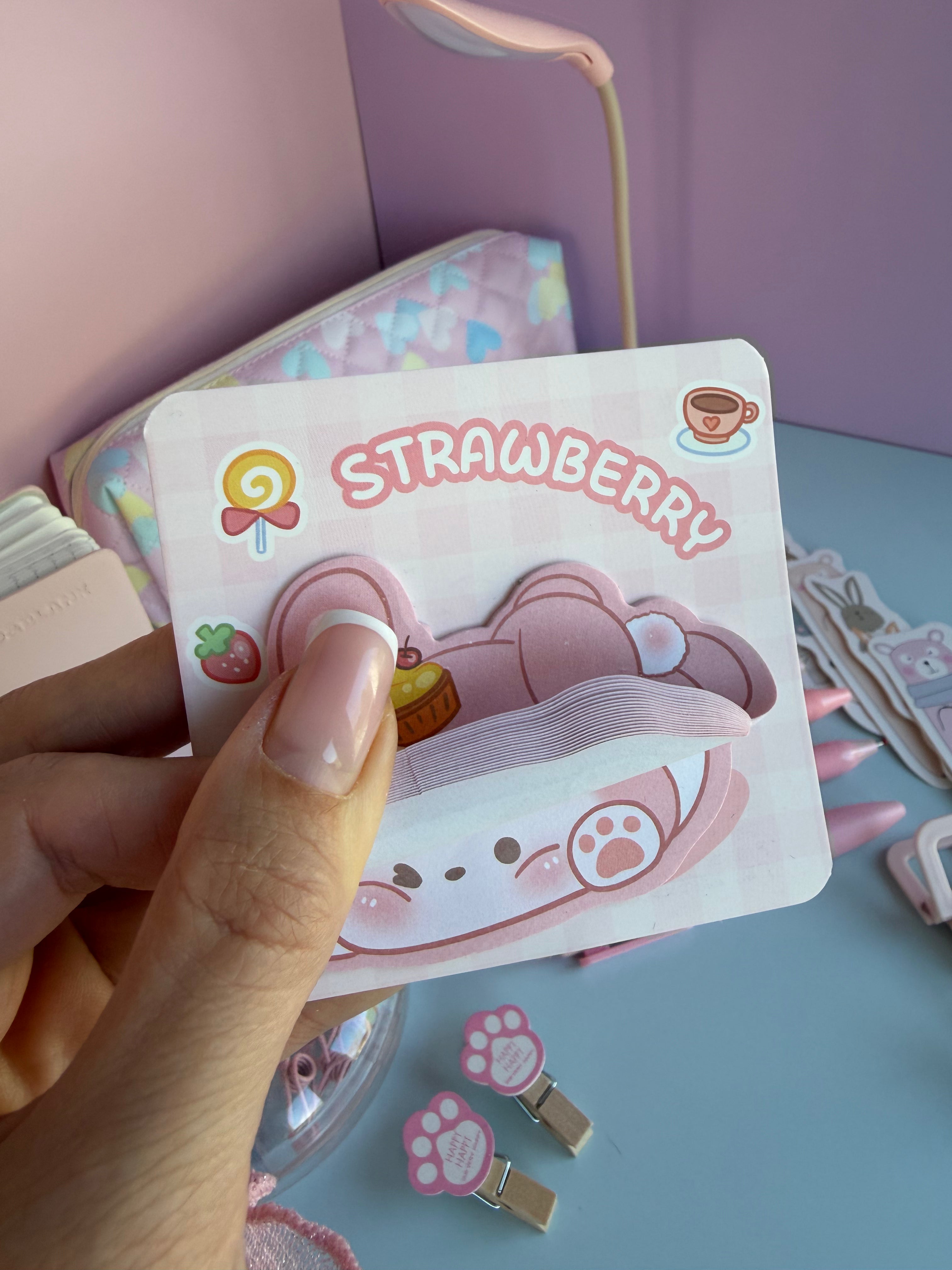 KAWAII KITTY & FRIENDS | PINK KID STATIONERY BUNDLE