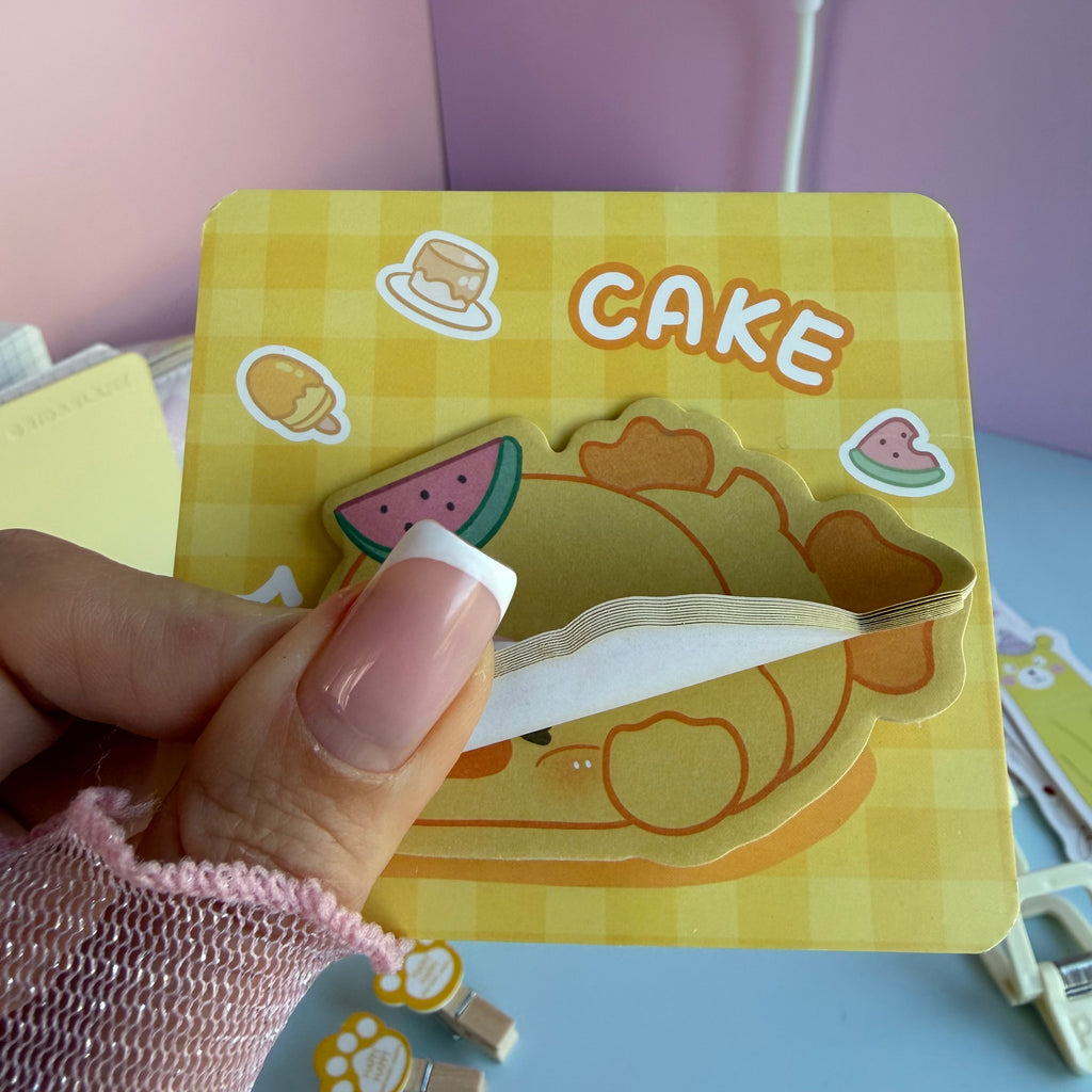 KAWAII KITTY & FRIENDS | YELLOW KID STATIONERY BUNDLE