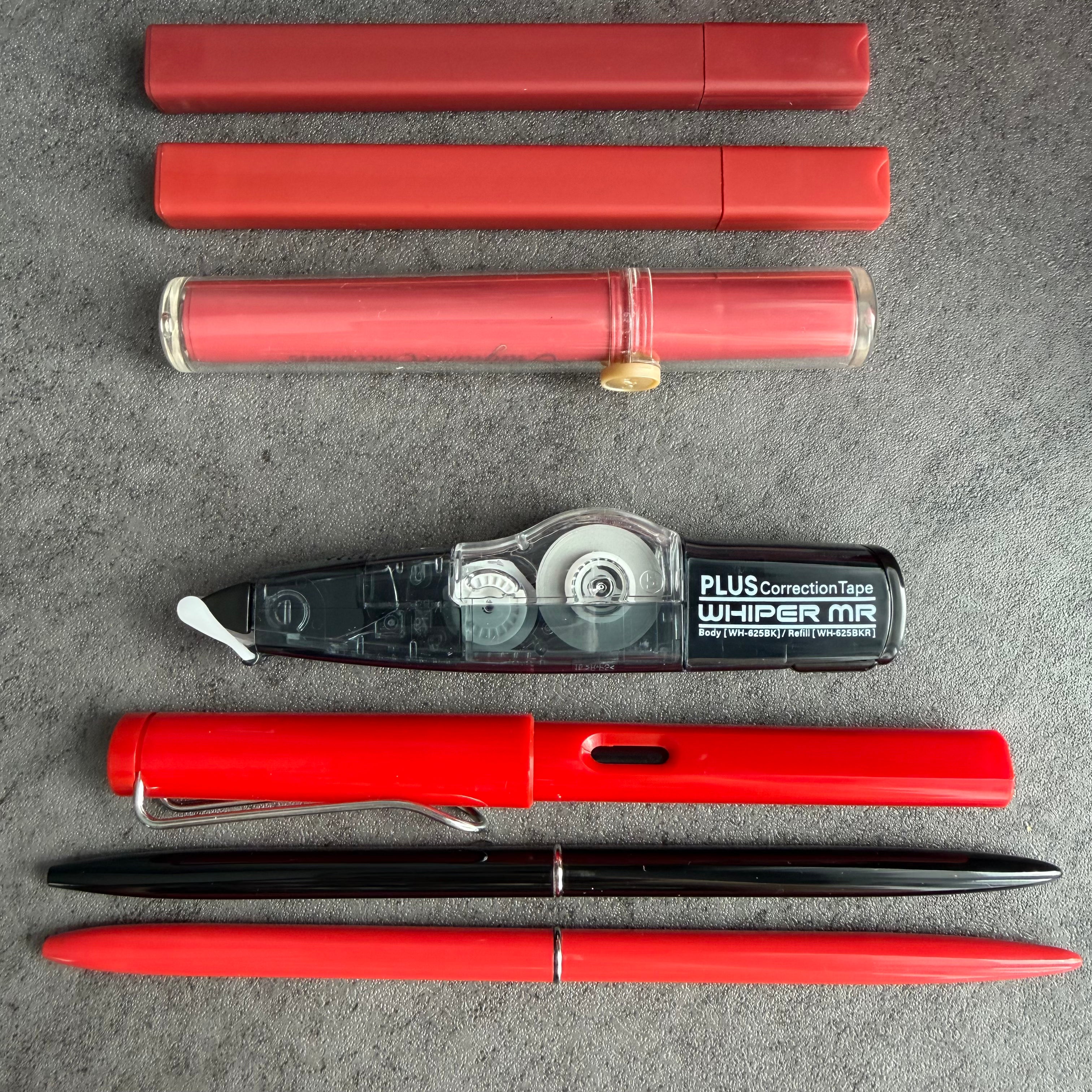 ROUGE TEMPTATION | RED & BLACK STATIONERY BUNDLE | GOTHIC ROMANCE DESK SET