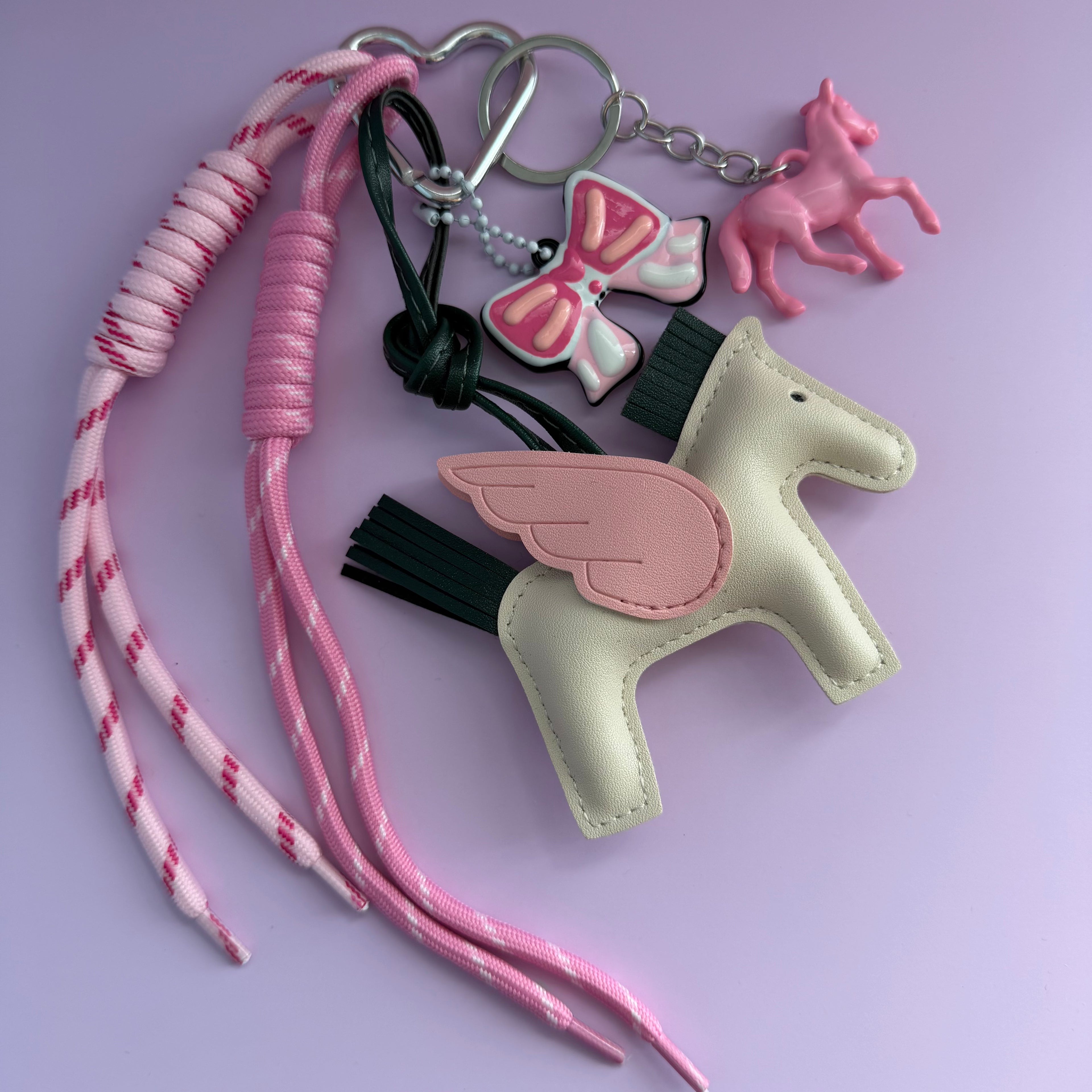 PINK PEGASUS KEYCHAIN | BAG CHARM