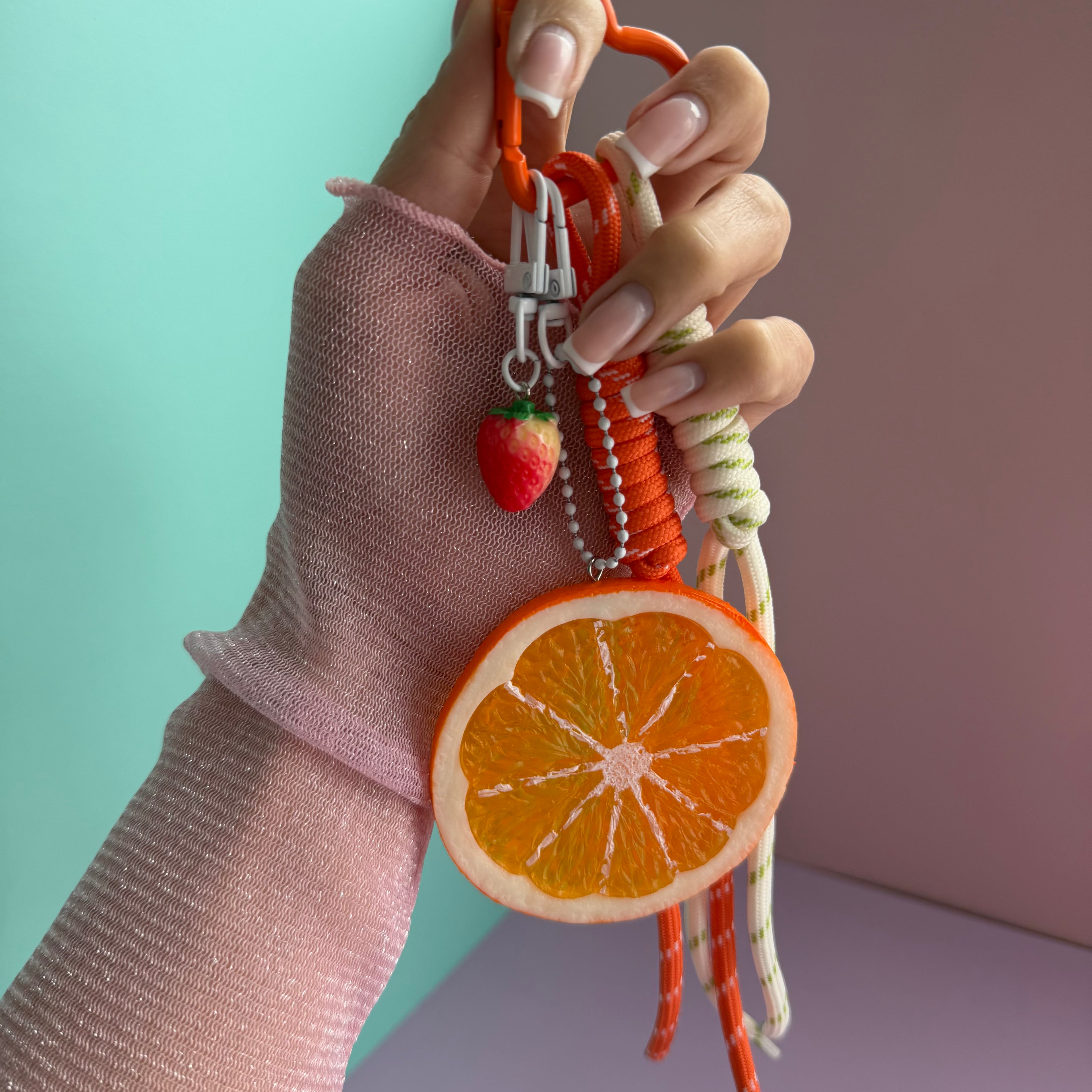 ORANGE BLOSSOM KEYCHAIN | BAG CHARM