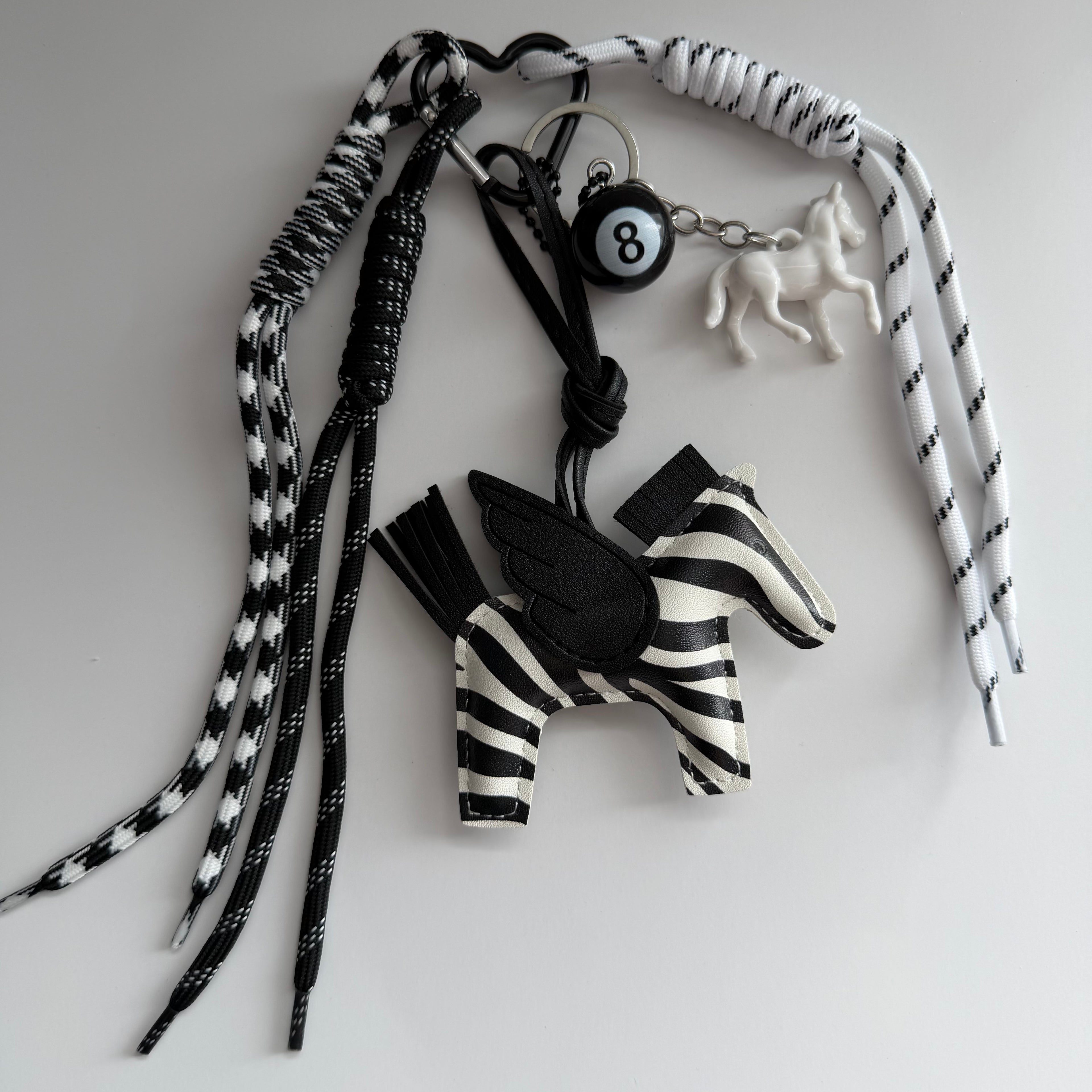 ZEBRA PEGASUS KEYCHAIN | BAG CHARM