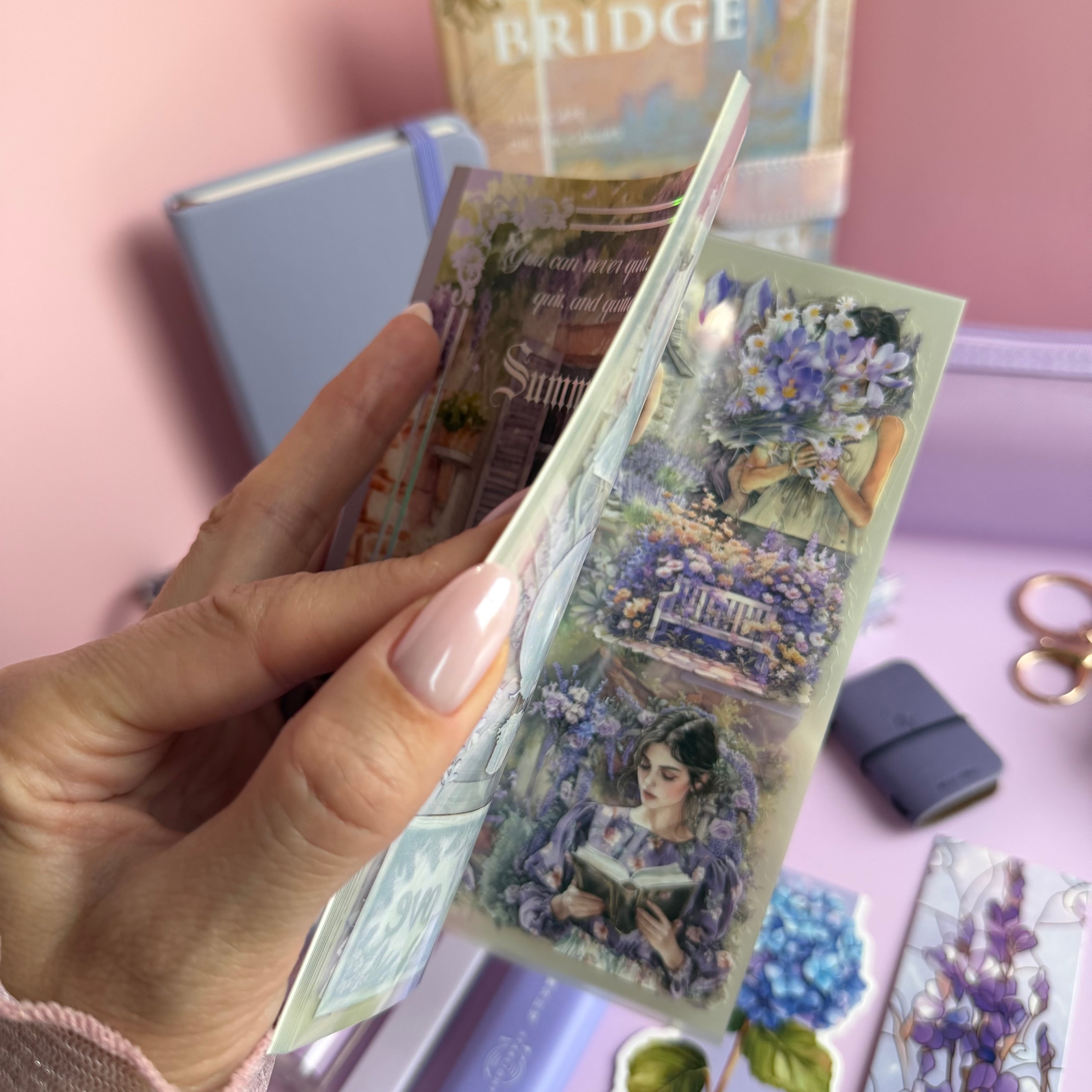 MONET LAVENDER BLOOM | LAVENDER ART STATIONERY BUNDLE | IMPRESSIONIST INSPIRED