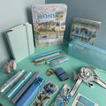 MONET BLUE BLOOM | BLUE ART STATIONERY BUNDLE | IMPRESSIONIST INSPIRED