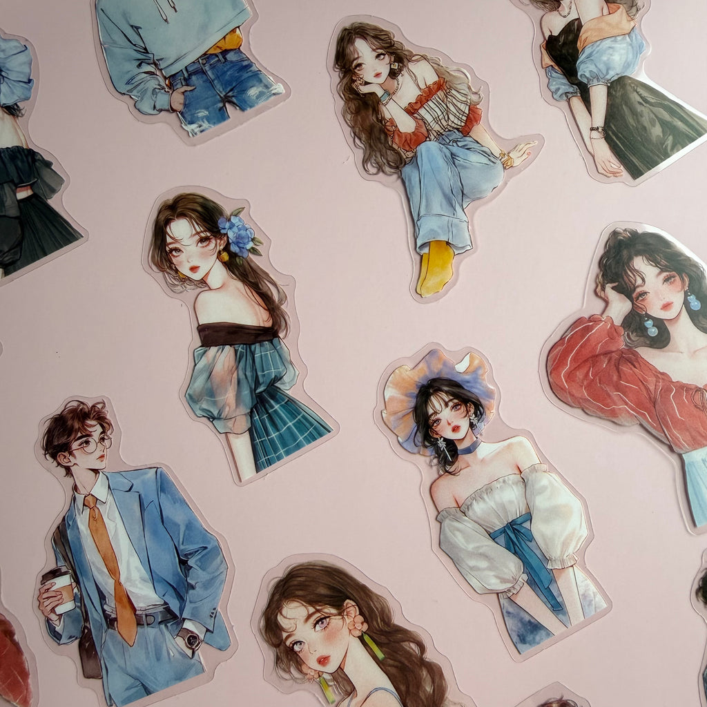 THE HEM SKIRT LIST | AESTHETIC JOURNAL STICKERS – 100 PCS