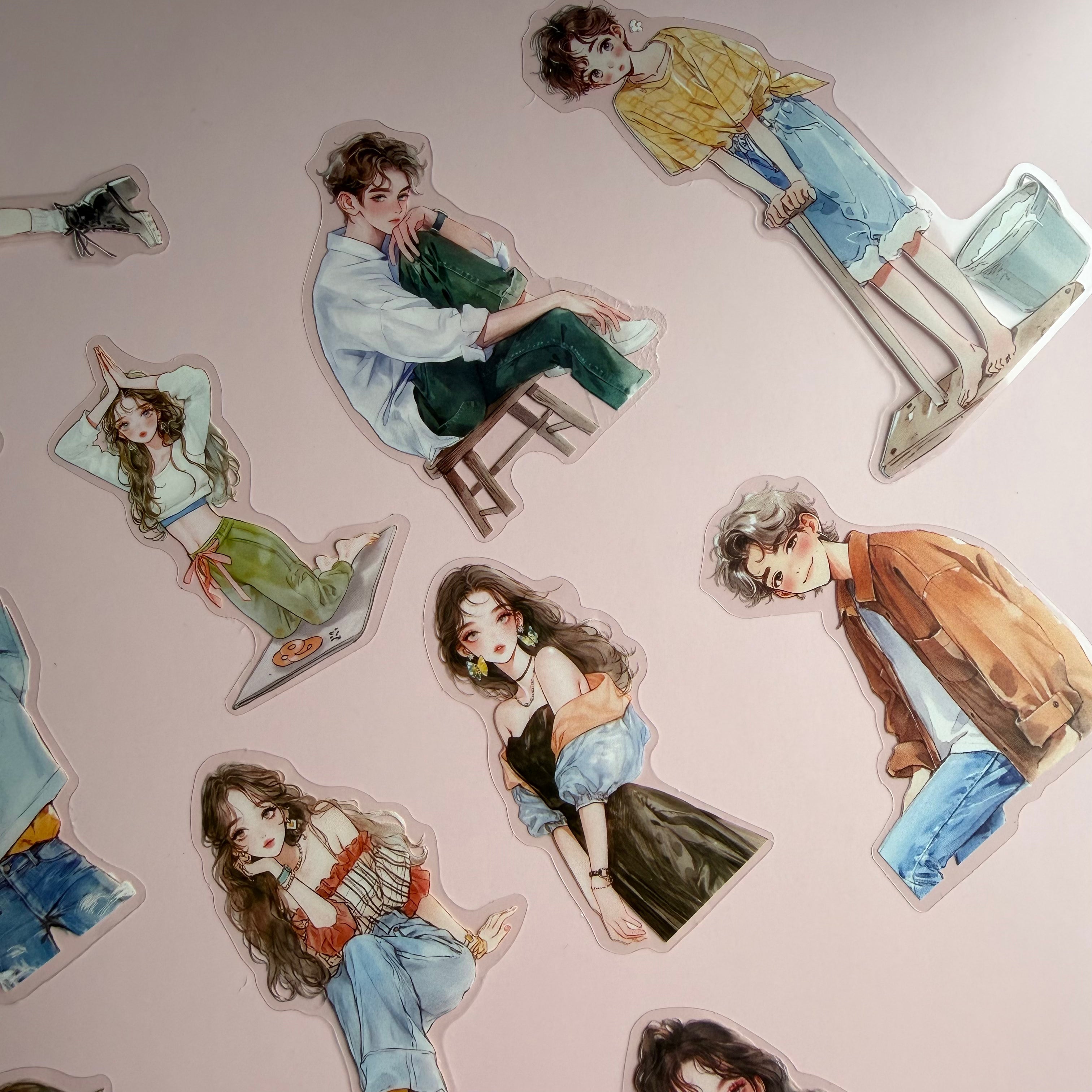 THE HEM SKIRT LIST | AESTHETIC JOURNAL STICKERS – 100 PCS