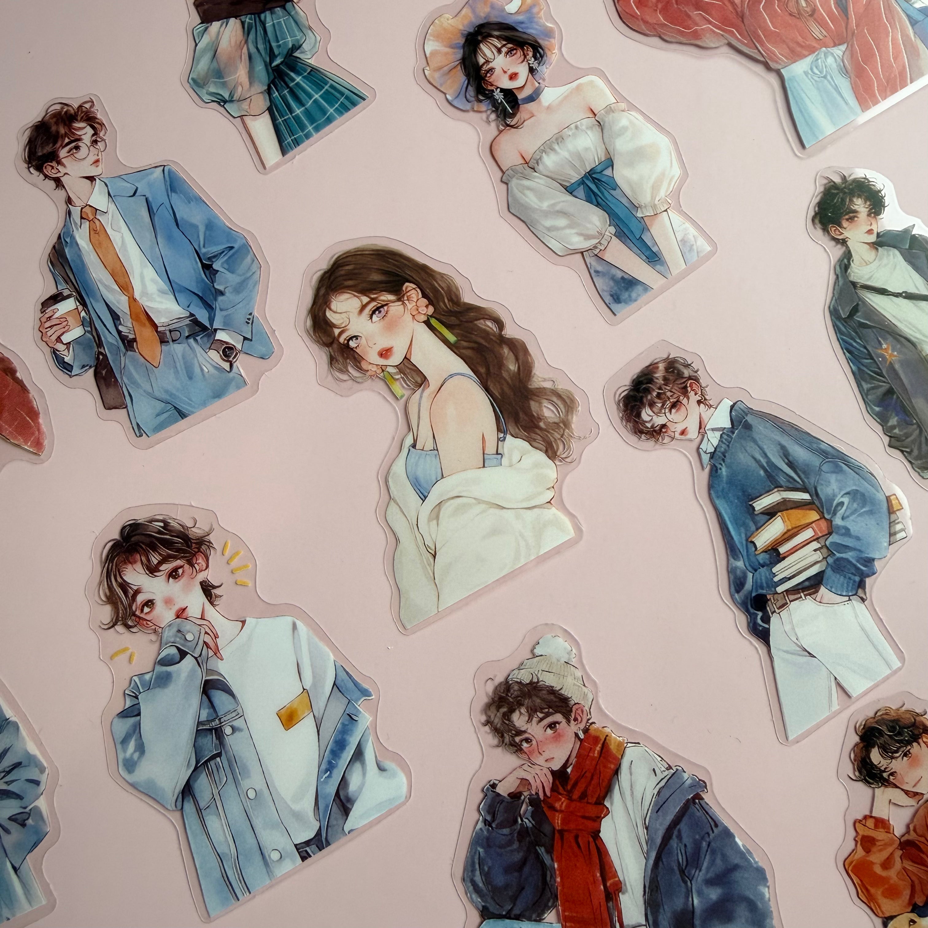 THE HEM SKIRT LIST | AESTHETIC JOURNAL STICKERS – 100 PCS