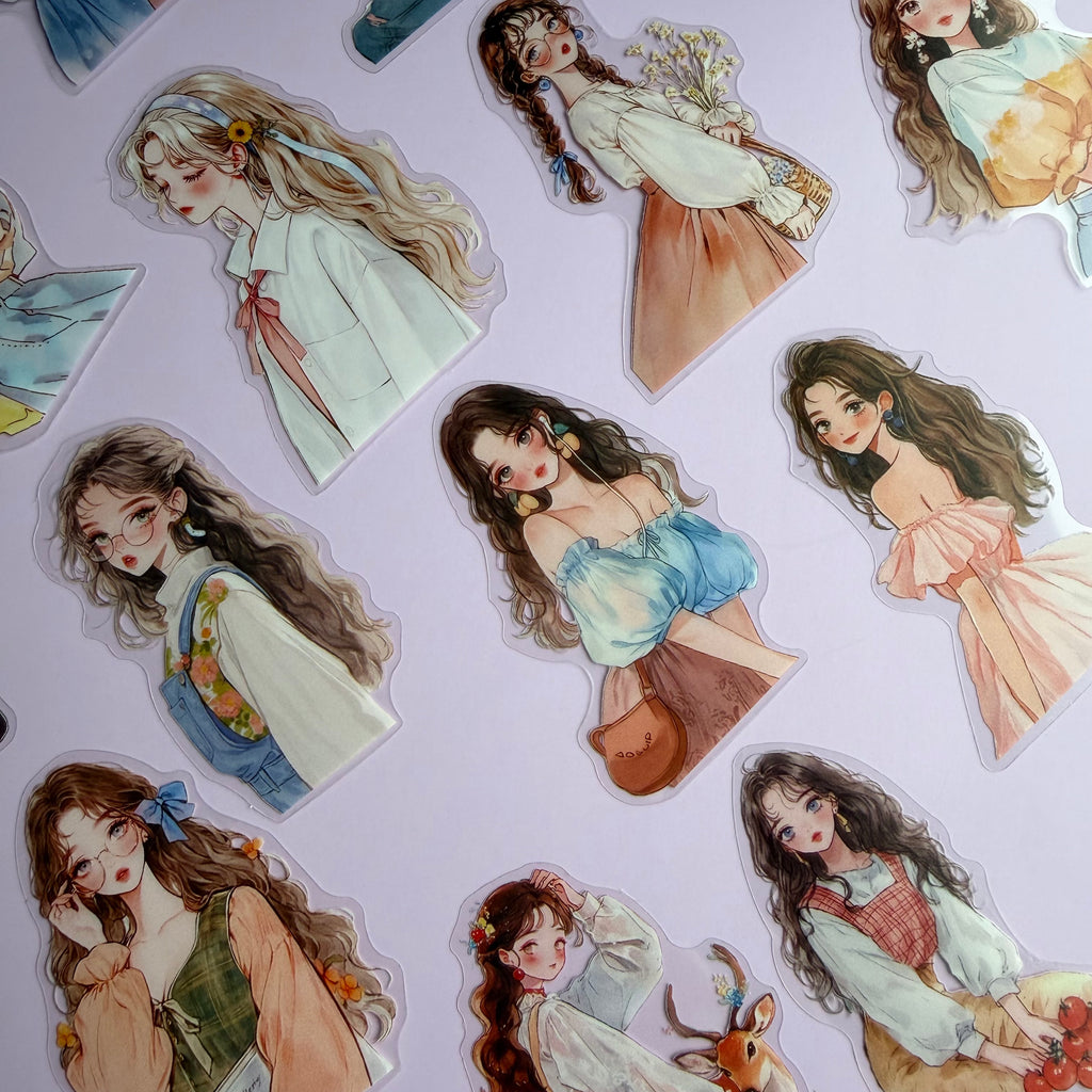CLEAR FOAM FRAGMENTS MEMORIES | AESTHETIC JOURNAL STICKERS – 100 PCS