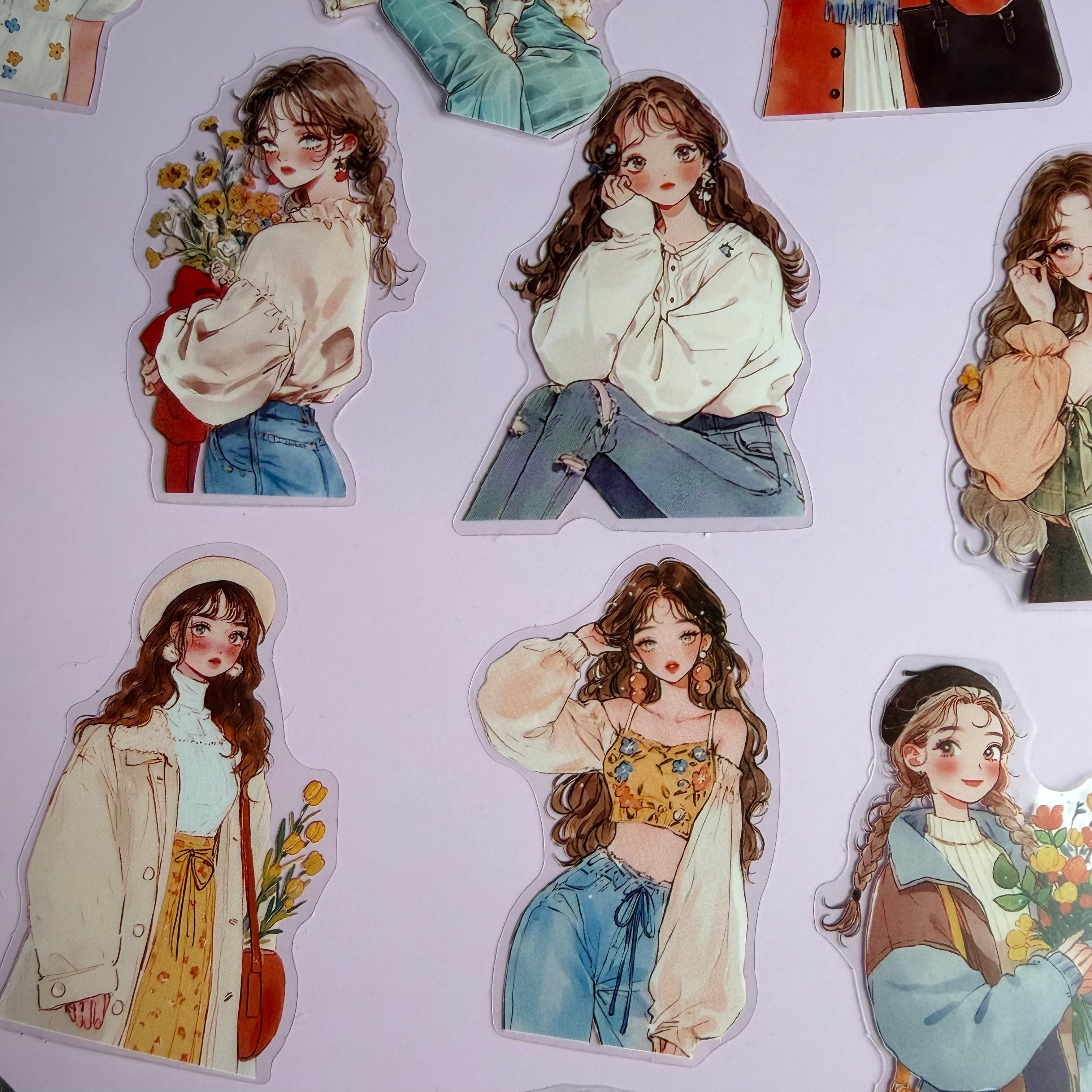 CLEAR FOAM FRAGMENTS MEMORIES | AESTHETIC JOURNAL STICKERS – 100 PCS