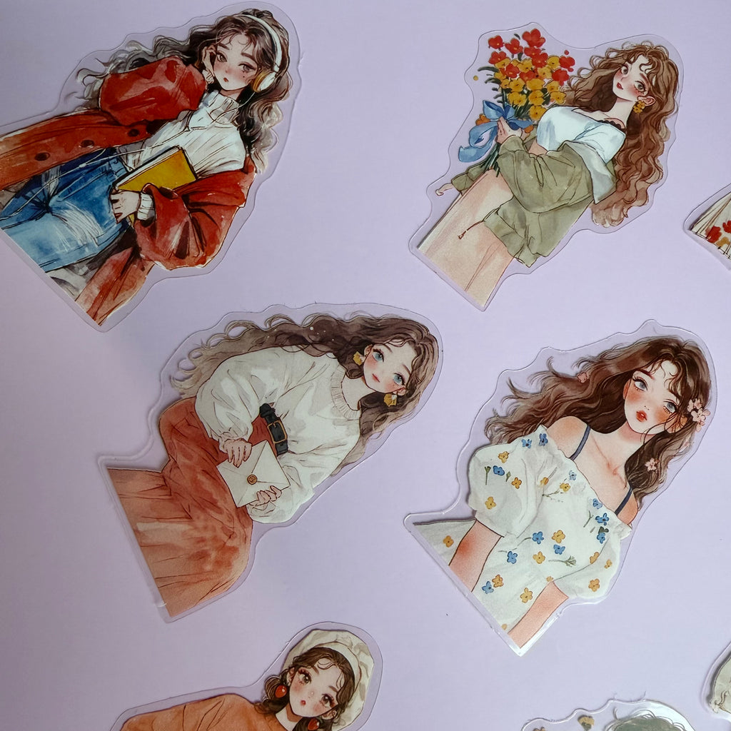 CLEAR FOAM FRAGMENTS MEMORIES | AESTHETIC JOURNAL STICKERS – 100 PCS