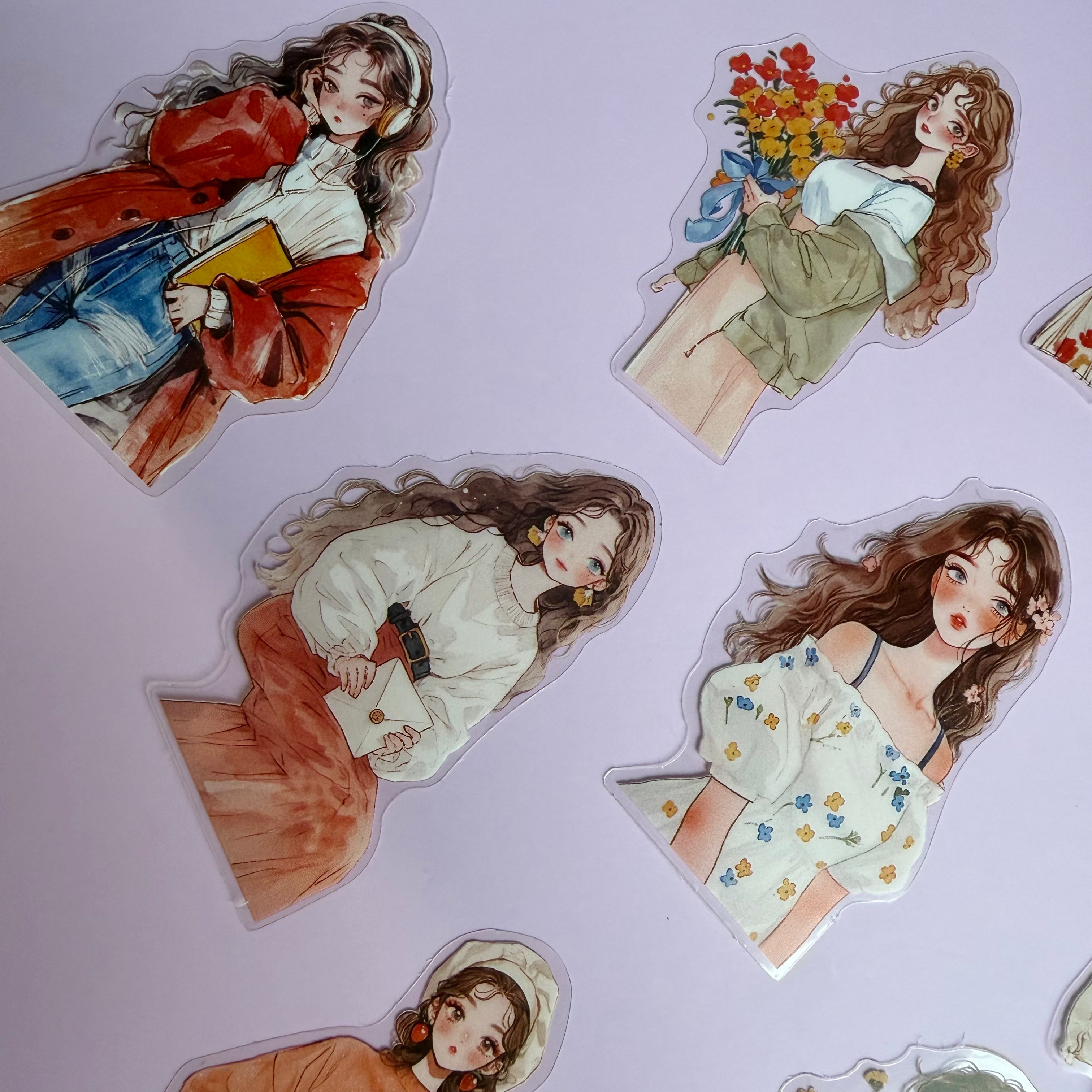 CLEAR FOAM FRAGMENTS MEMORIES | AESTHETIC JOURNAL STICKERS – 100 PCS