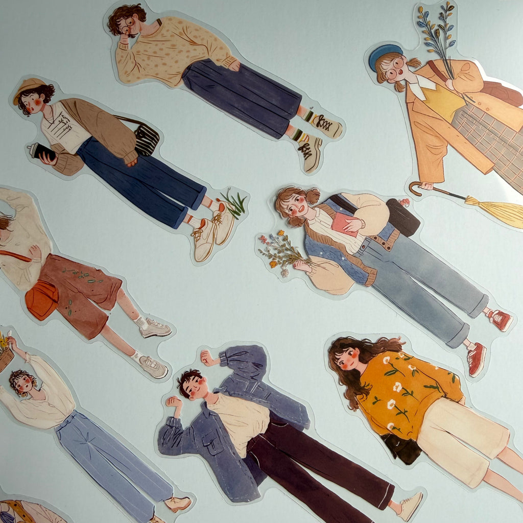 FULL OF LOVE LOVERS | AESTHETIC JOURNAL STICKERS – 100 PCS